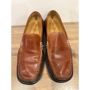 Cole Haan Men's Tan Leather Slip-Ons